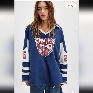 Ragabond Montclair Jersey Sweatshirt LIKE NEW